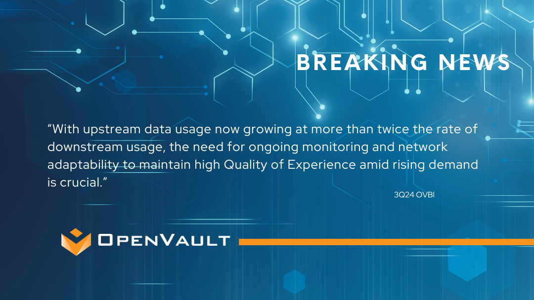 Openvault: Upstream Growth Rate Doubles Downstream Increase in 3Q24